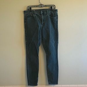 Gap Modern Stretch True Skinny velour pants